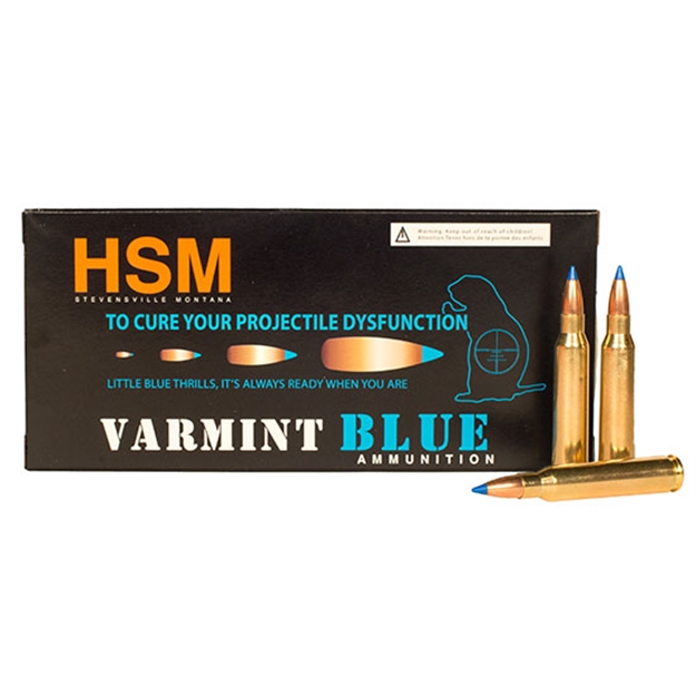 Picture of Hsm Varmint Blue 223Rem 55Gr Blitz King 20/25 HSM22354N 801742022846