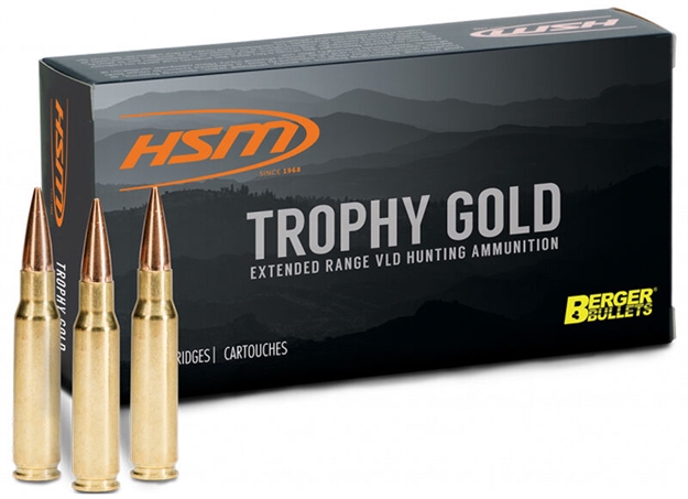 Picture of Hsm Ammunition Trophy Gold 6.5Gren 130Gr Berger Vld 20/25 BER65GRENDEL130VLD