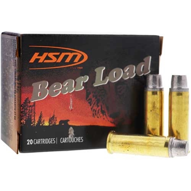 Picture of Hsm 44M15n20 Bear Load  44 Rem Mag 305 GR Wide Flat Nose 20 Per Box/ 20 Case 44M-15-N20 810742026424