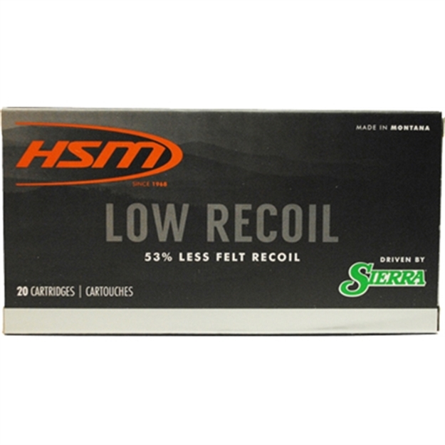 Picture of  Hsm 300642N Low Recoil  30-06 Springfield 150 GR Orange Polymer Tip 20 Per Box/ 20 Case