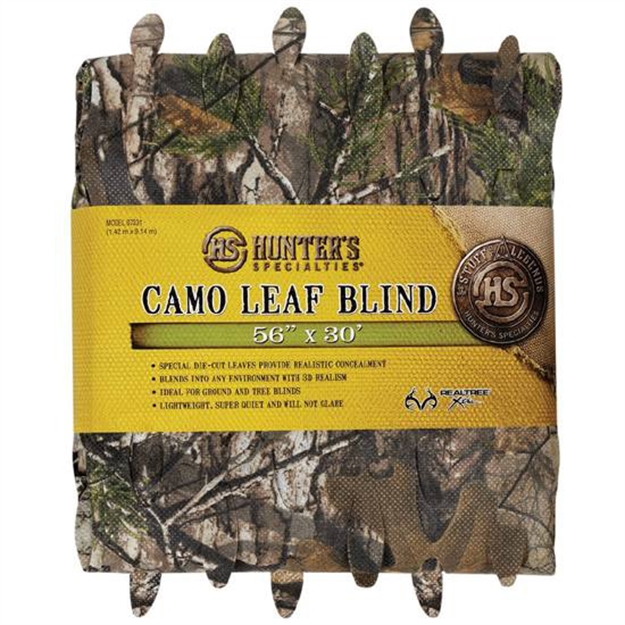 Picture of Hunters Specialties Camo Leaf Blind 56" X 30' Realtree Xtra Green