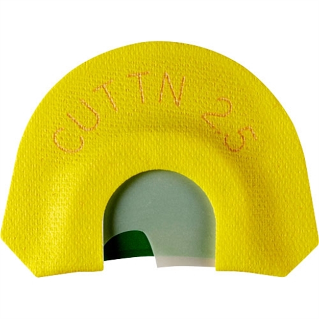 Picture of  HS Strut 05904 Cuttn 2.5  Diaphragm Call Double Reed Attracts Turkeys Yellow