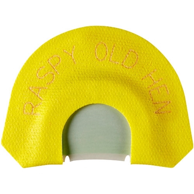 Picture of  HS Strut 05903 Raspy Old Hen Double Reed Attracts Turkeys Yellow Infinity Latex 021291059034