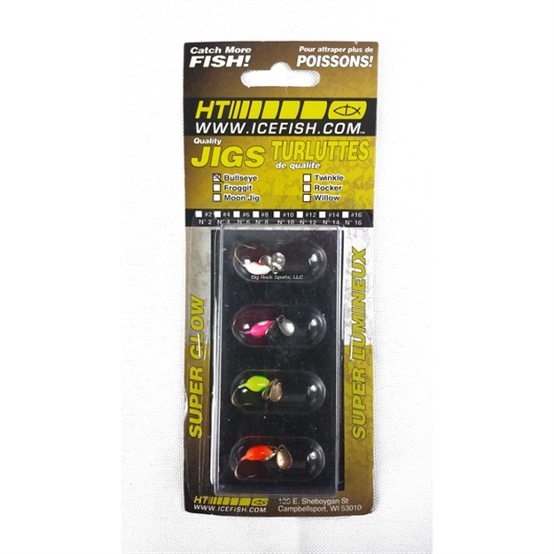 Picture of HT Bullseye Jig Assortment Size 10 Hook 4/Pack