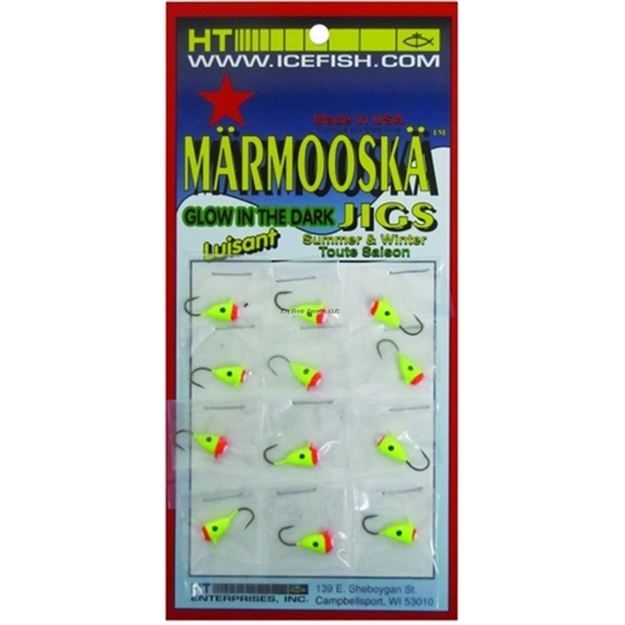 Picture of HT Marmooska Jig #8 Orange/Chartreuse 12Cd