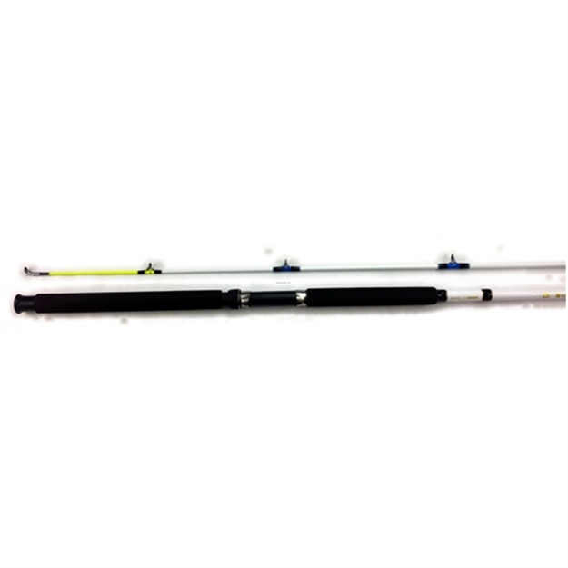 Picture of HT Ol'whiskers Big Blue Pro Glow Catfish Rod 8' 2Pc MH Casting Guides