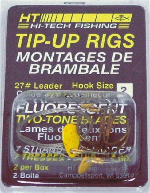 Picture of HT Pike/Trout Rig #1/0 Treble Hook 2-Tone Flo