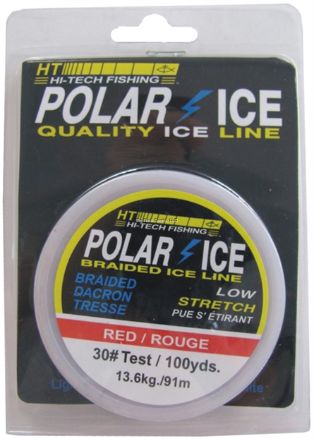 Picture of HT Polar Ice Braided Line 30# 100Yd Red