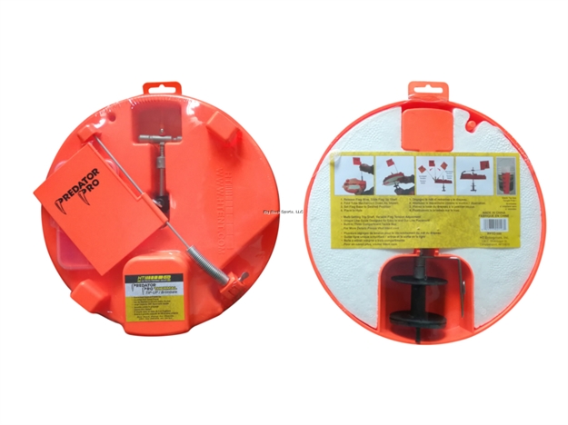 Picture of HT Predator Pro Thermal Tip-Up, 500' Spool And Built-In Tackle Box, HI Vis Orange