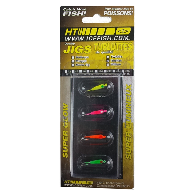 Picture of HT Rocker Jig Assortment Size 8 Hook 4/Pack