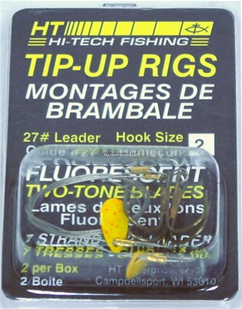 Picture of HT Walleye Rig #6 Treble Hook 2-Tone Flo