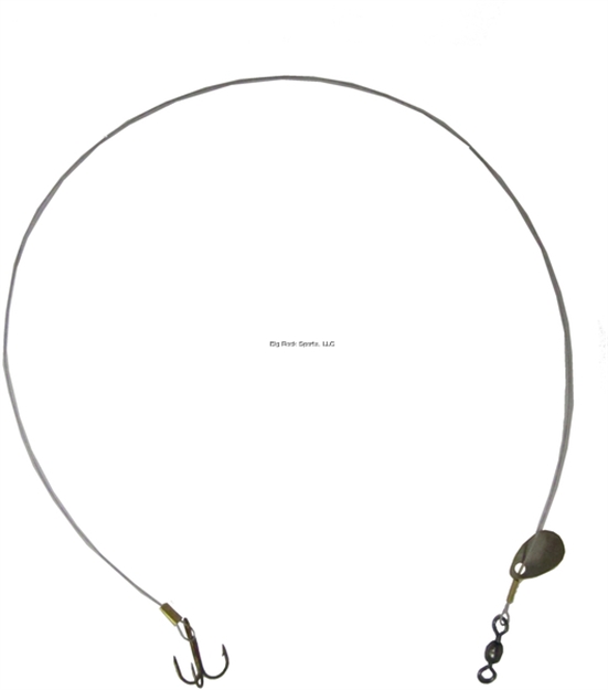 Picture of HT Walleye Rig #8 Treble Hook 2-Tone Flo