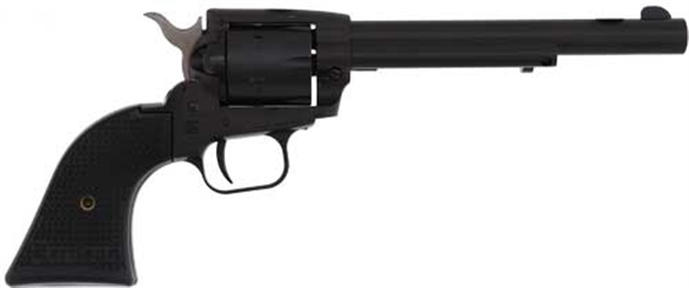 Picture of  Heritage Mfg Srr22mbs6pg Rough Rider  22 Lr/22 Wmr 6 Shot/ 6.50" Black Satin Steel Barrel, Frame & Cylinder, Black Polymer Grip, Hammer/Thumb Safety, Exposed Hammer 727962708262