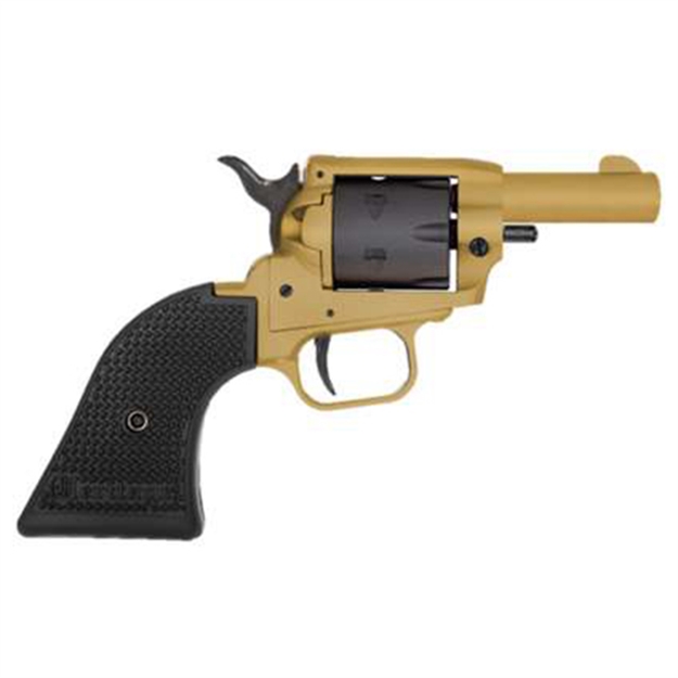 Picture of Heritage Mfg Bk22sc Barkeep  22 LR 6 Shot 2.68" Gold Cerakote Barrel, Gold Cerakote W/Black Accents Frame, Black Cerakote Cylinder, Black Star Polymer Grips BK22S2 727962707890