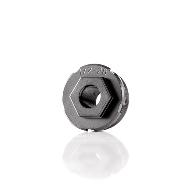 Picture of  Dead Air Lt301 Hub Direct Thread Mount 1/2"X28 4140 HT Alloy Steel Black
