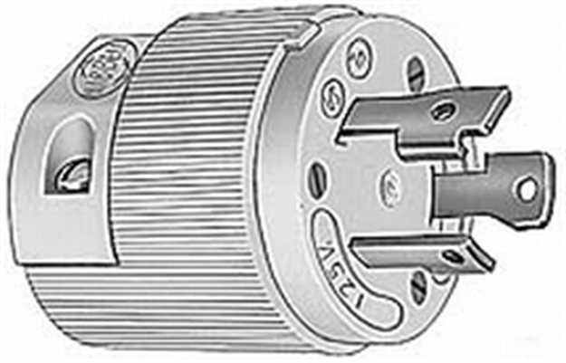 Picture of Hubbell Plug 30A SS