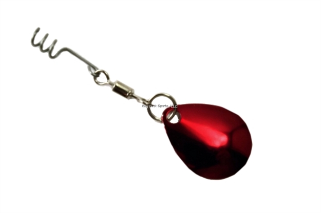 Picture of Humdinger Keith Poche Power Spinner, #2, Red/Nickel Colorado, 5/Pack