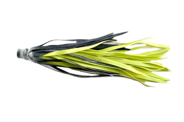 Picture of Humdinger Rubber Skirt, 3 1/2", Chartreuse & Black, 3/Pack