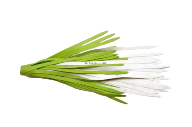 Picture of Humdinger Rubber Skirt, 3 1/2", Chartreuse & White, 3/Pack