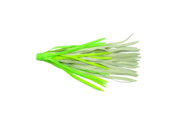 Picture of Humdinger Rubber Skirt, 3 1/2", Green White & Chartreuse, 3/Pack
