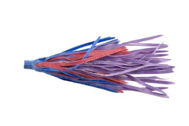 Picture of Humdinger Rubber Skirt, 3 1/2", Purple Red & Blue, 3/Pack