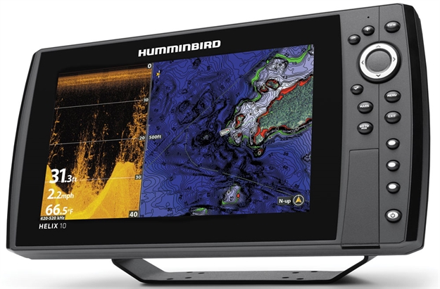 Picture of Humminbird Helix 10 Chirp Sonar/Gps Combo Gps G2n, 10.1" 600 X 1024 Color Display, Down Imaging, Bluetooth, Networking, Autochart