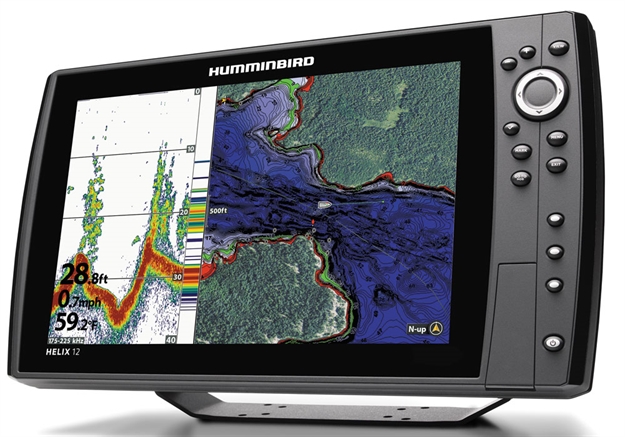 Picture of Humminbird Helix 12 Chirp Sonar/Gps Combo Gps G2n, 12.1" 800 X 1280 Color Display, Bluetooth, Networking, Autochart
