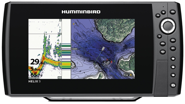 Picture of Humminbird Helix 9 Chirp Conar/Gps Combo G2n, 9" 480 X 800 Color Display, Temp, Networking, Bluetooth