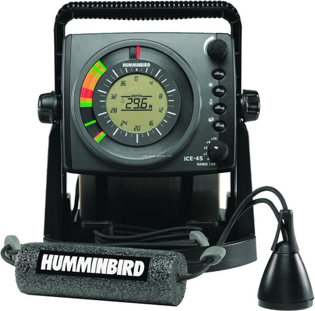 Picture of Humminbird Ice-45 Ice System, 3-Color Flasher W/Digital Depth, Dual Beam