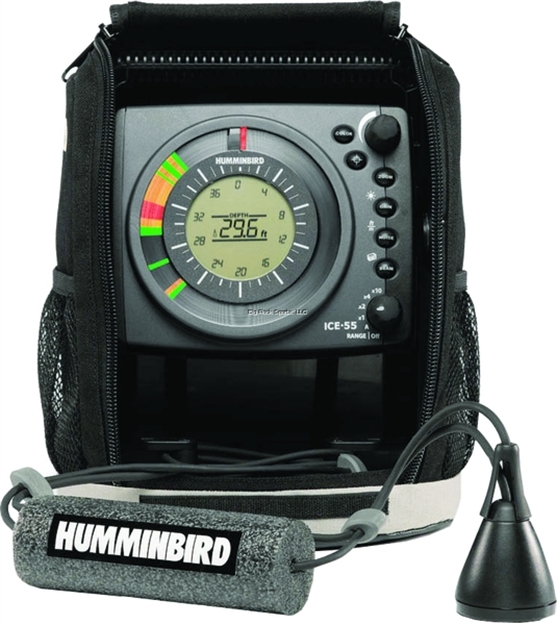 Picture of Humminbird Ice-55 Ice System, 6-Color Flasher W/Digital Depth, Auto Depth Scale, Dual Beam