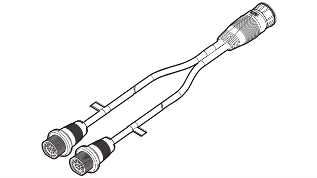 Picture of Humminbird Y Cable Si-L&R 30" Solix