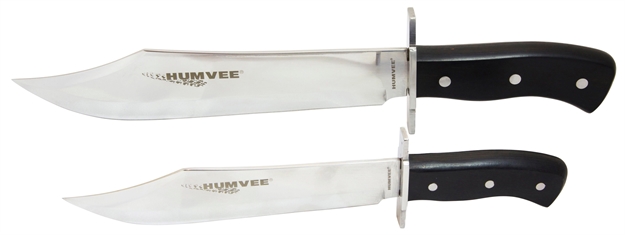 Picture of Humvee Accessories Hmvbc03bk Bowie Knife Multiple Stainless Steel Fixed Black PA