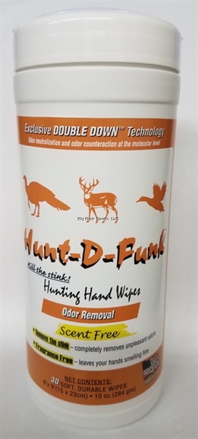 Picture of Hunt D-Funk Odor Elimination Wipes IN Cannister
