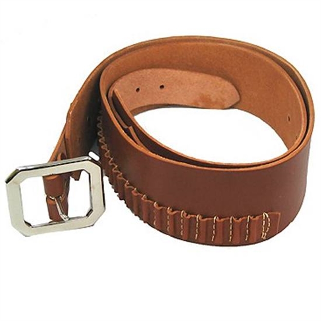 Picture of Hunter Company 1451L Cartridge Belt  Antique Brown Leather 45 Cal 25Rd Pistol 40-45" 145-100-100400