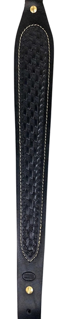 Picture of  Hunter Company 027-138-01 Cobra  Black Leather/Suede With Basket Weave Design For Rifle 021771271383