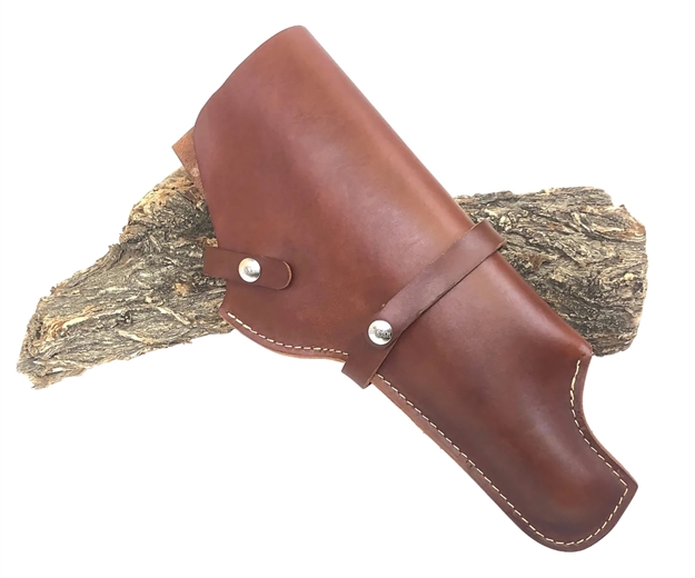Picture of  Hunter Company 065-875   Owb Tan Leather Belt Loop Fits Thompson Center Contender Fits 10" Barrel Right Hand