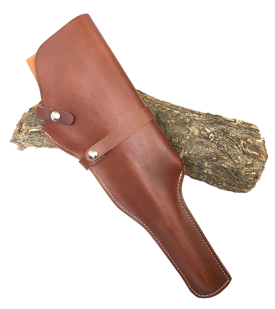Picture of  Hunter Company 065-876   Owb Tan Leather Belt Loop Fits Thompson Center Contender Fits 14" Barrel Right Hand