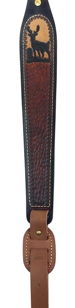 Picture of  Hunter Company 103 Cobra  Leather/Suede With Deer Design, Quick Adjust 021771001034