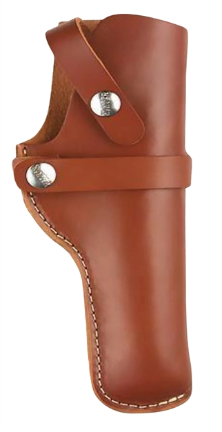 Picture of  Hunter Company 1100-78 Belt  Owb Size 78 Chestnut Tan Leather Belt Loop Fits DA Revolver Fits 8.37" Barrel Right Hand Compatible W/ Hunter Buscadero/Straight Cartridge Belts