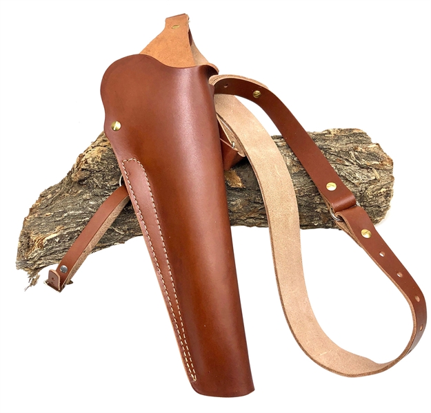 Picture of  Hunter Company 1160 Hunter  Owb Chestnut Tan Leather Shoulder Fits S&W 500 8.37" Barrel