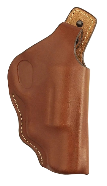 Picture of  Hunter Company 1167 High Ride  Owb Chestnut Tan Leather Belt Loop Fits Taurus Public Defender Fits 2" Barrel Right Hand