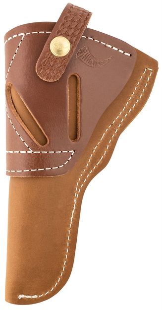 Picture of  Hunter Company 2600-4 Range Ride  Owb Size 4 Chestnut Tan Leather Belt Slide Fits SA Revolver Fits 4.50-5" Barrel Ambidextrous 021771988762
