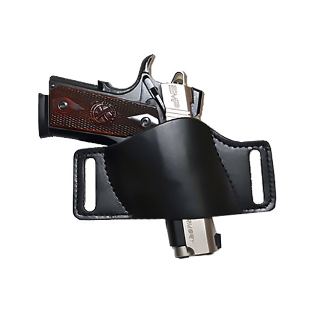 Picture of Hunter Holster Leather Belt Slide Small Blk