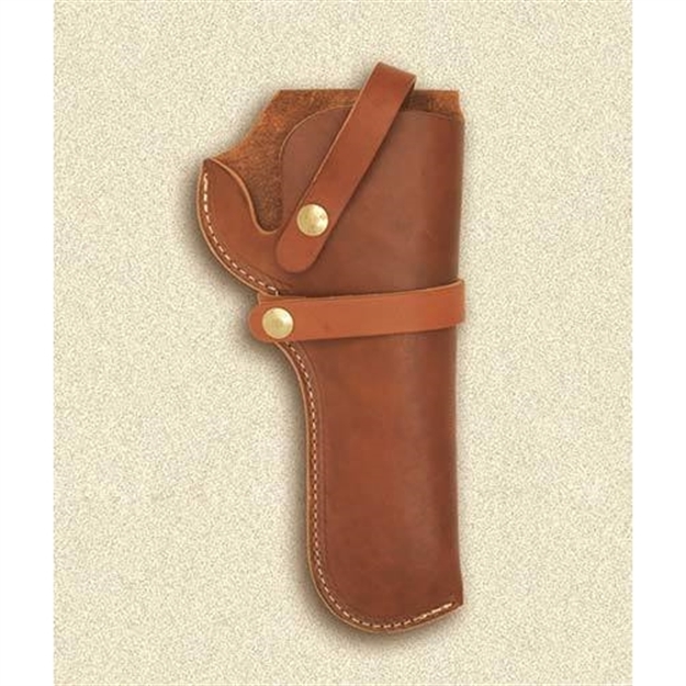 Picture of Hunter Company 110040 1100 Snapoff  Owb Size 40 Tan Leather Belt Loop Fits SA Revolver Fits Colt Peacemaker Fits 4.50-5.50" Barrel Right Hand 1100-40 021771151401