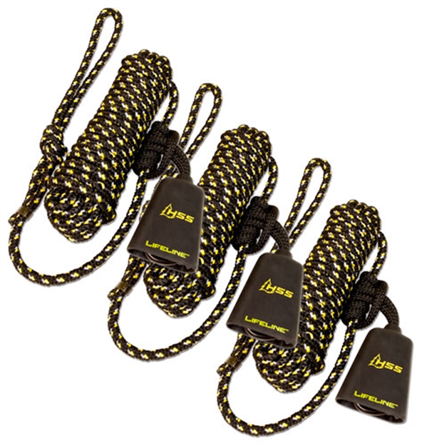 Picture of Hunter Safety Systems Lifeline 30' W/Single Carabiner 3Pk HSS-LLS-3+ 850806003497