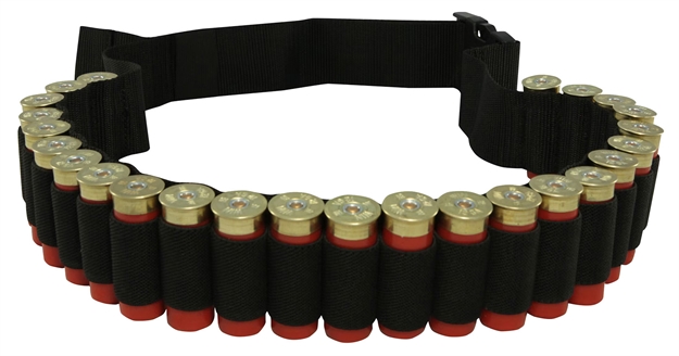 Picture of  Hunters Specialties 00680 Shotgun Shell Belt  Black Nylon 25 Shotshells Waist Mount 021291006809