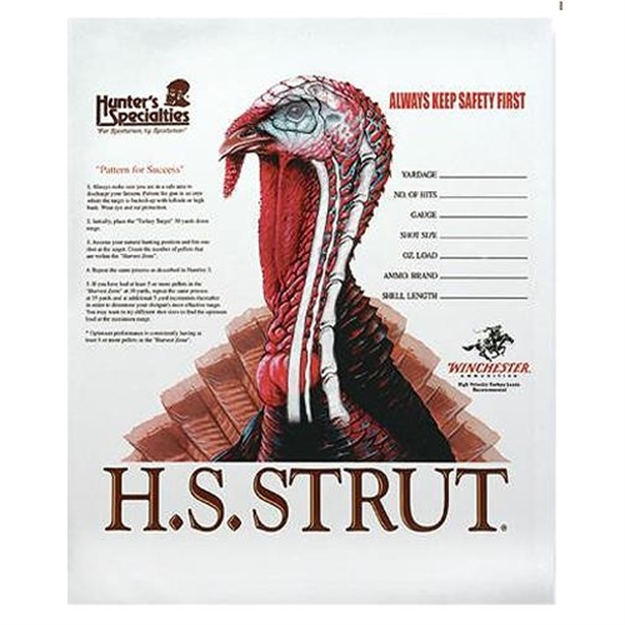 Picture of  HS Strut 06850 Turkey  Paper Hanging Shotgun 11" X 11" Multi-Color 12 PK