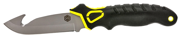 Picture of Hunters Specialties 100049 Control Grip Fixed Blade W/Gut Hook 4" 5Cr15 Stainles