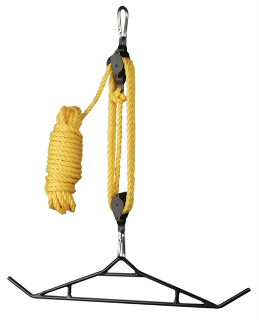 Picture of Hunters Specialties 00648 Super Mag 6:1 Lift System Black 1500 Lbs W/Magnum Gambrel HS-00648 021291006489