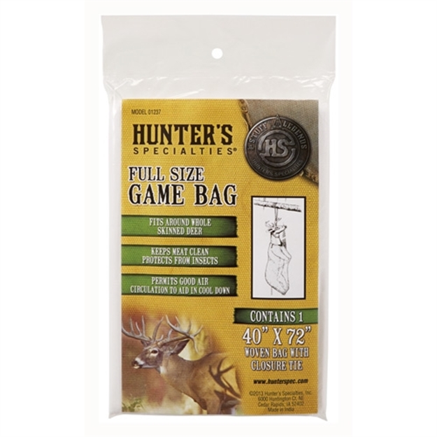 Picture of Hunters Specialties Field Dressing Game Bag Deer Size 40"X72" 01237 021291012374